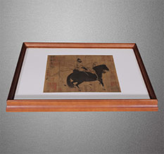 交城书画装裱配框服务案例